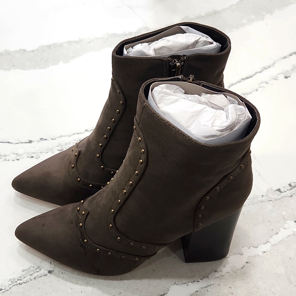 Michael Antonio Secret Olive Studded Ankle Boot – Size 5.5 | Fierce & Fabulous N - Picture 8 of 12